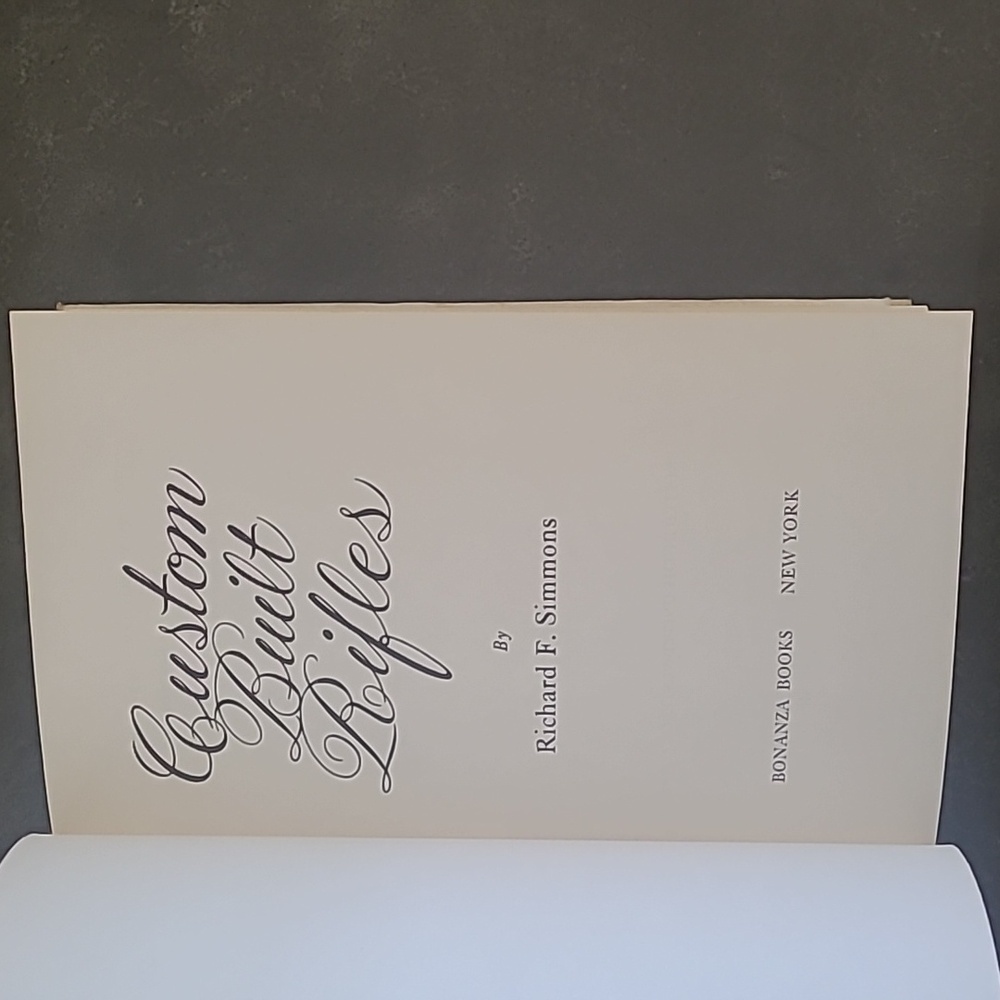 VINTAGE 1955 CUSTOM BUILT RIFLES BOOK BY DICK SIMMONS - Picture 5 of 11